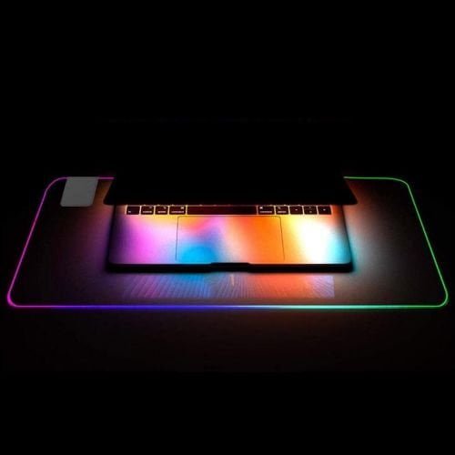 Tapis de Souris de jeu RGB - Créer votre rêve Setup - voyant lumineux Tapis  de souris avec